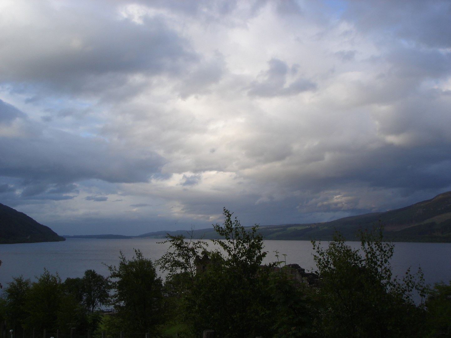 Sky over Loch Ness