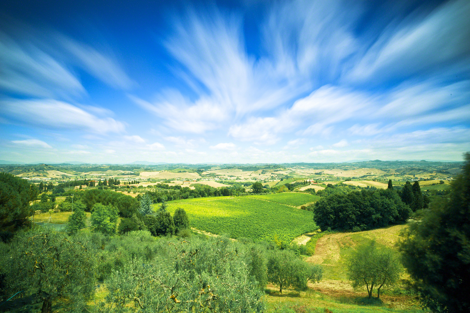 Sky over the Tuscany