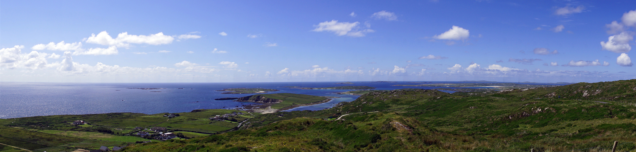 Sky road panorama