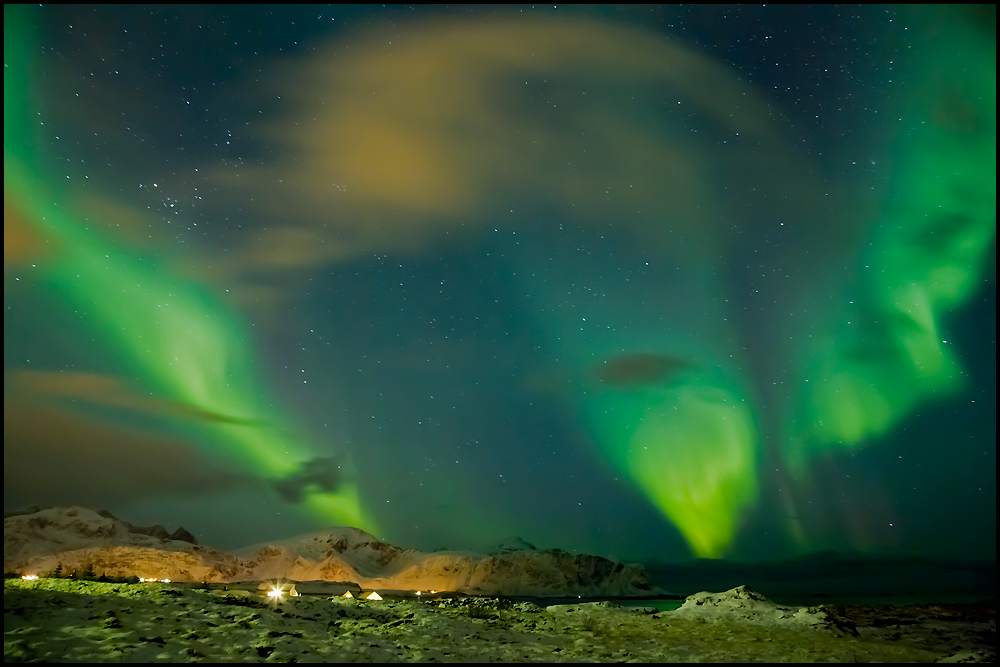 sky view West- Lofoten Norway