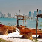 Skyline Abu Dhabis an der Corniche