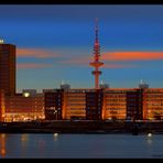 Skyline am Grasbrookhafen