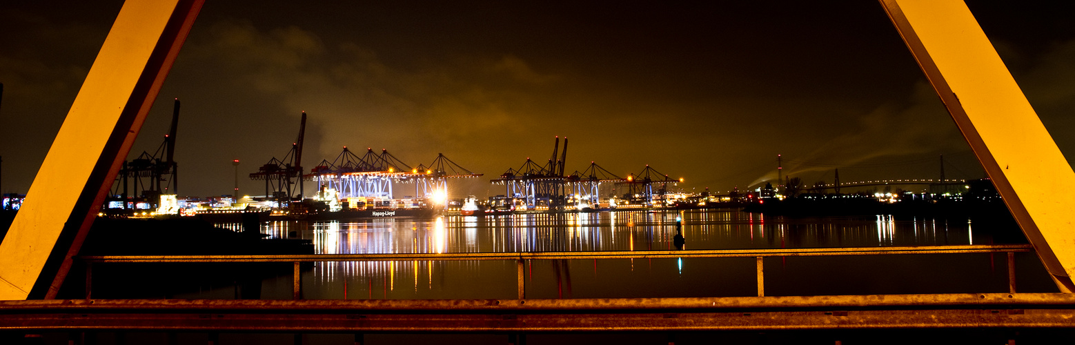 Skyline an der Süderelbe