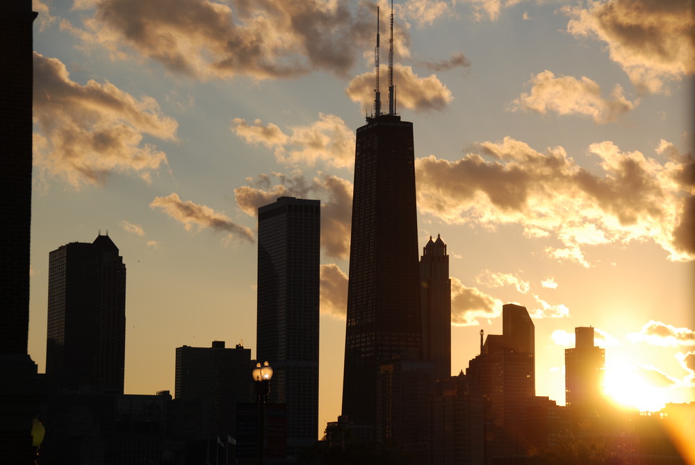 Skyline at night