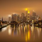Skyline at night (Frankfurt / Main)