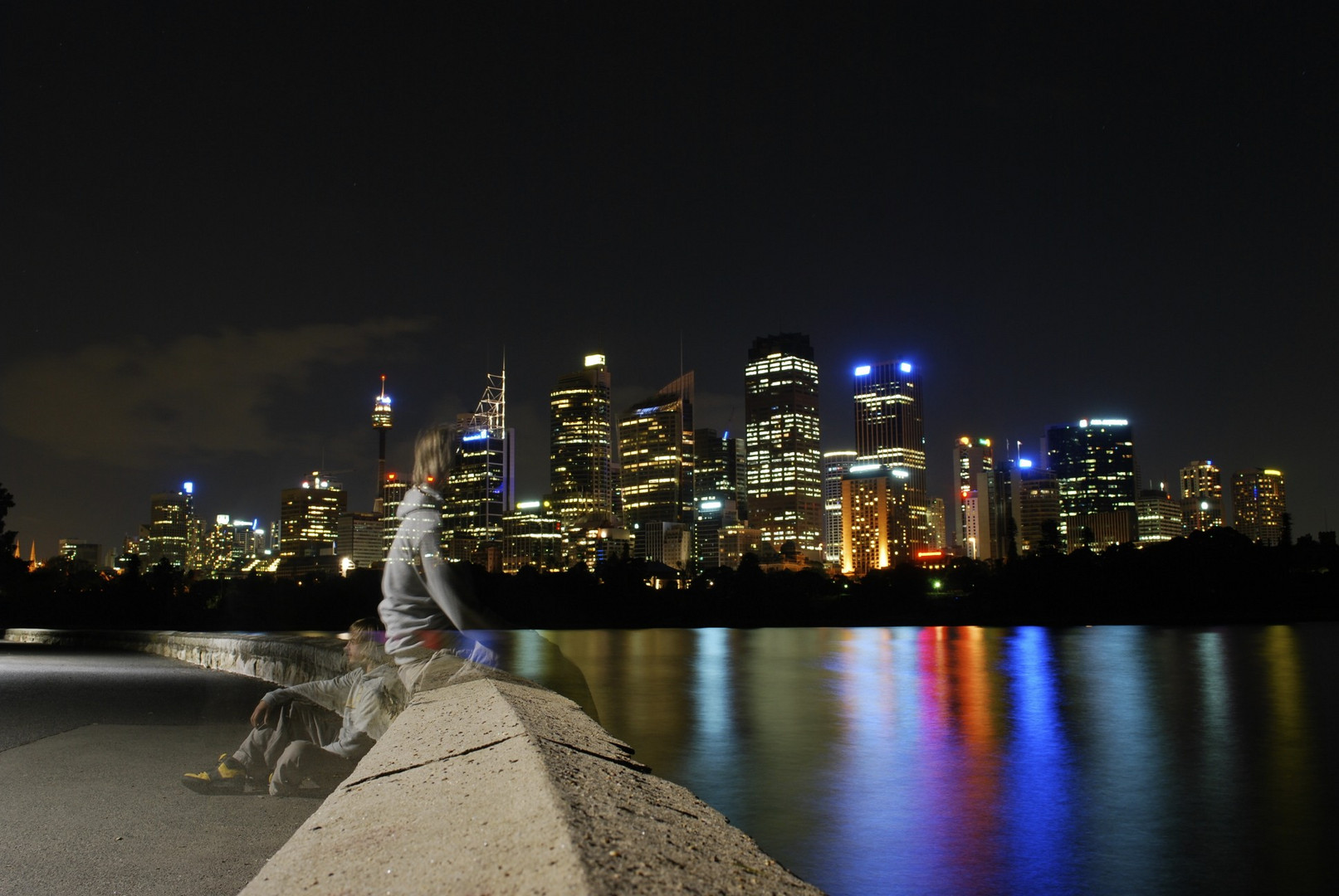 Skyline bei Nacht