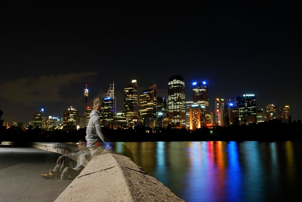 Skyline bei Nacht