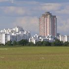 Skyline Berlin-Marienfelde vom Brandenburger Umland aus gesehen