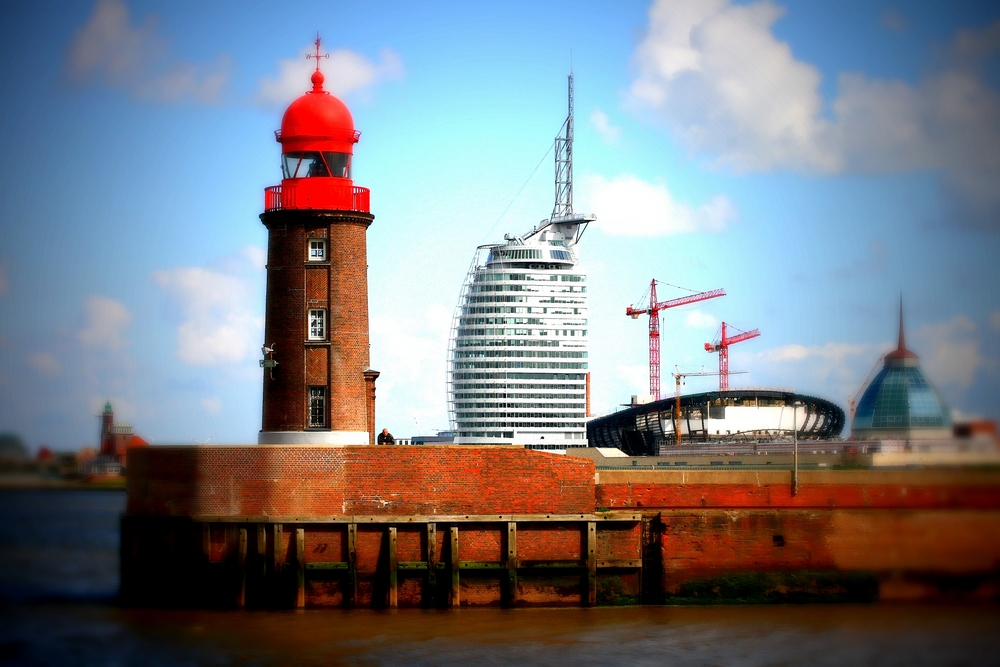 Skyline Bremerhaven TiltShift