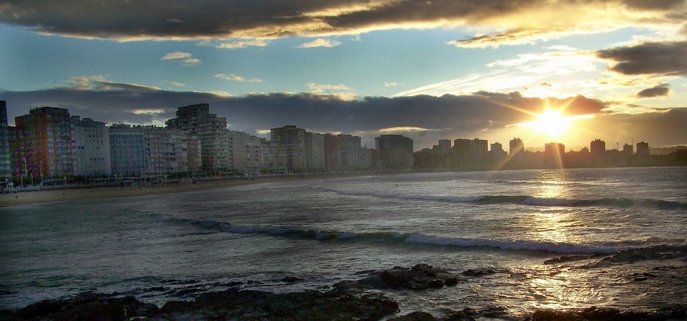 Skyline de Gijón