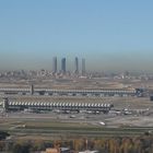Skyline de Madrid con boina