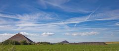 Skyline der Denkmale der Kupfererzförderung im Mansfelder Land