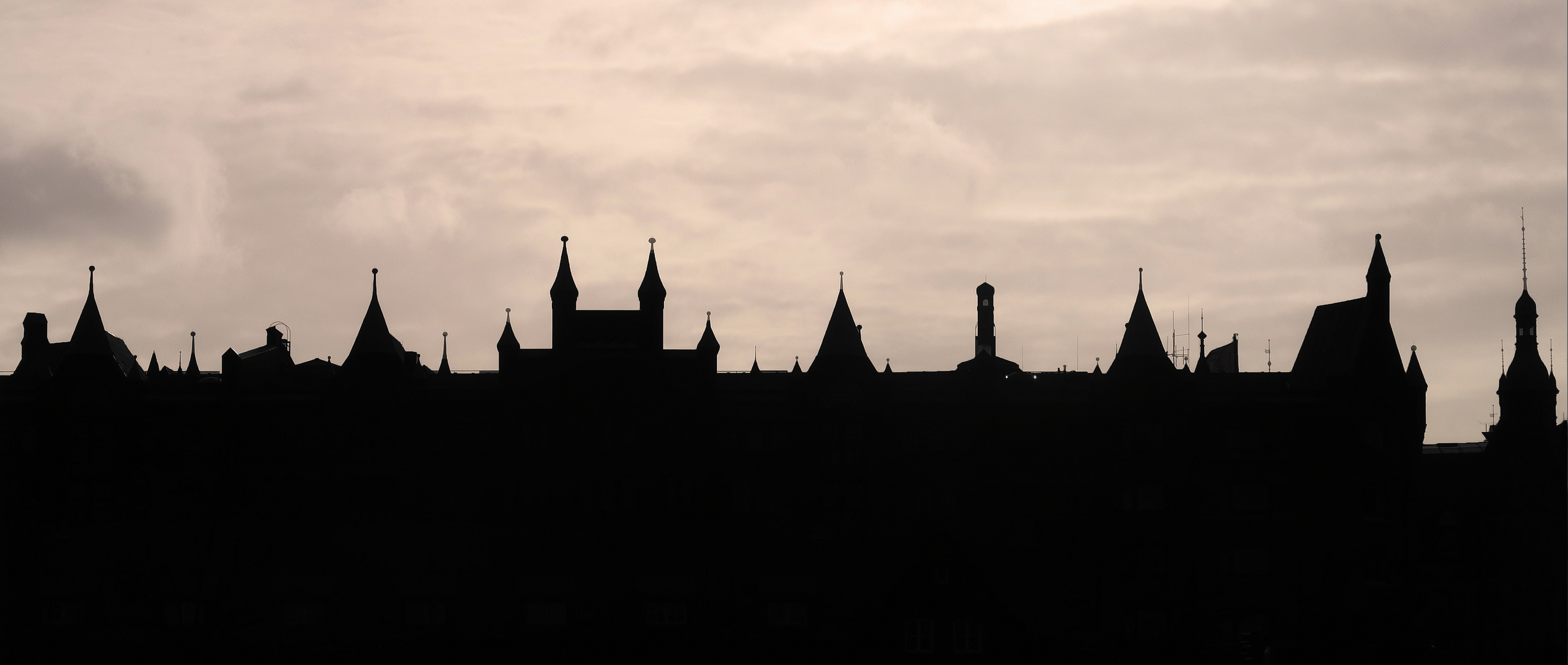 Skyline der Speicherstadt