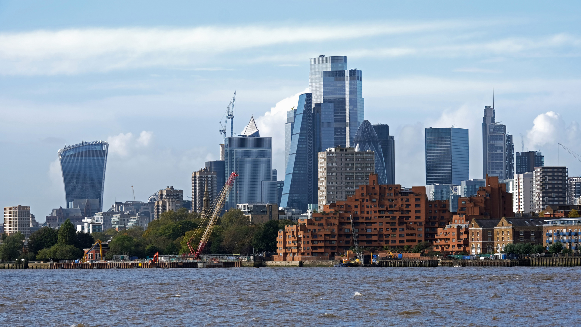 Skyline des modernen Londons