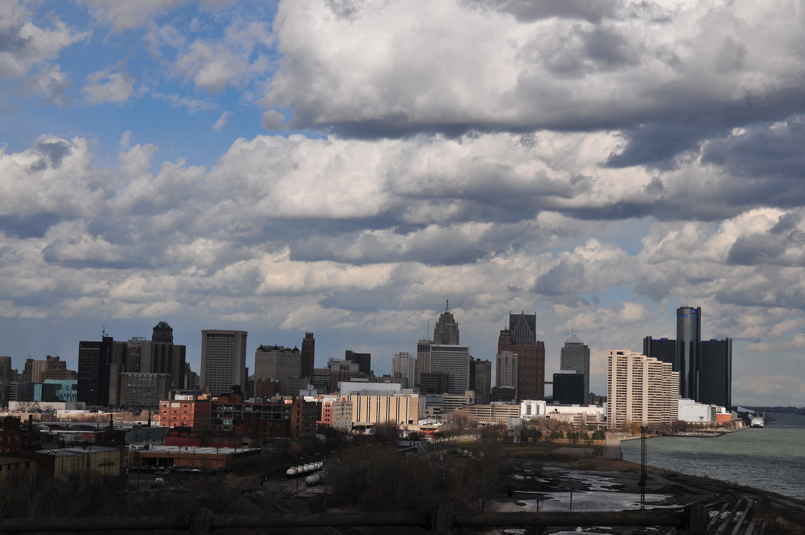 Skyline Detroit, MI. USA