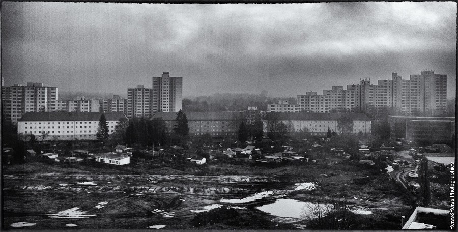 Skyline - Dezembermorgen Berlin Neukölln