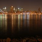 Skyline Downtown Manhattan @ night