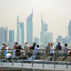 Skyline Dubai von Bord...