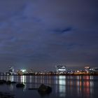 Skyline Düsseldorf bei Nacht