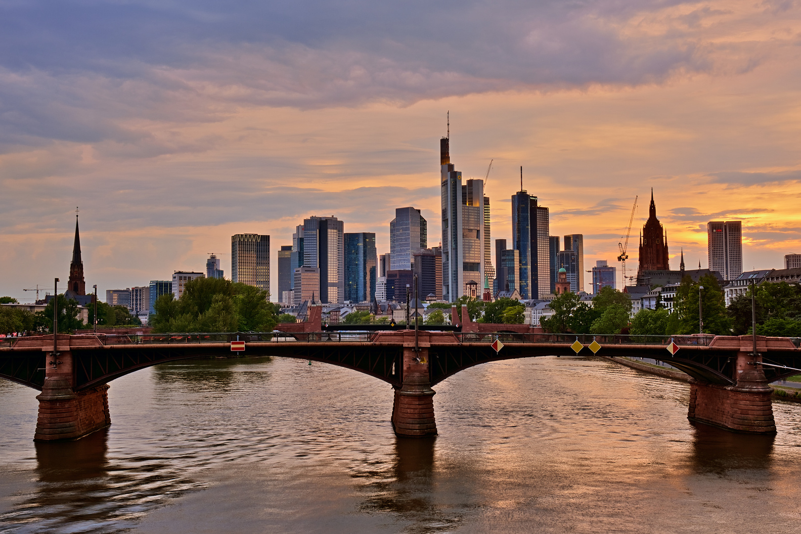  Skyline Frankfurt  Foto Bild architektur 