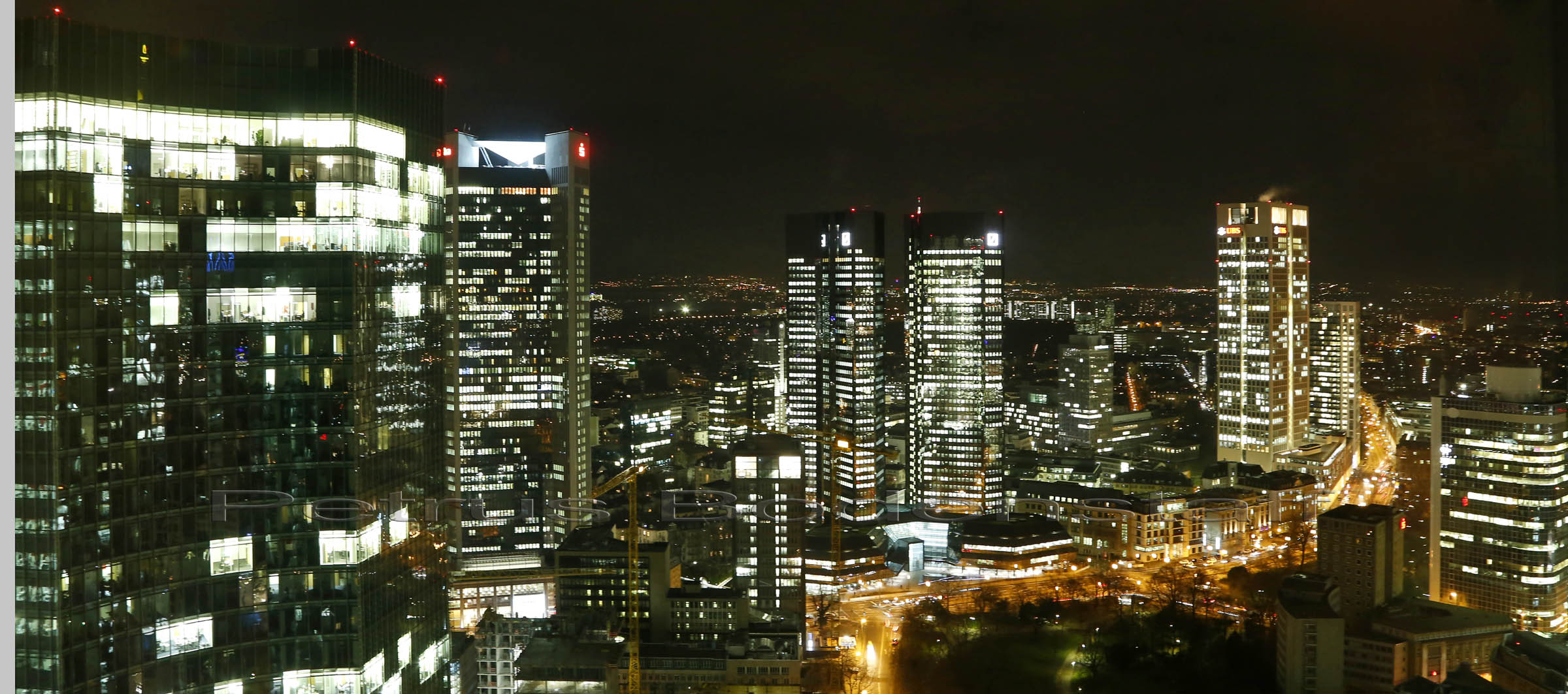 Skyline Frankfurt 2 Januar 2015