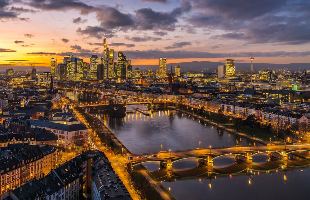 Skyline Frankfurt am Main Foto & Bild deutschland, europe, hessen