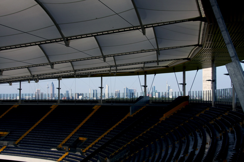 Skyline Frankfurt aus einer anderen Sicht