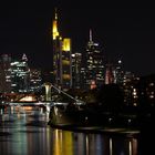 Skyline Frankfurt bei Nacht