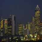 Skyline Frankfurt bei Nacht