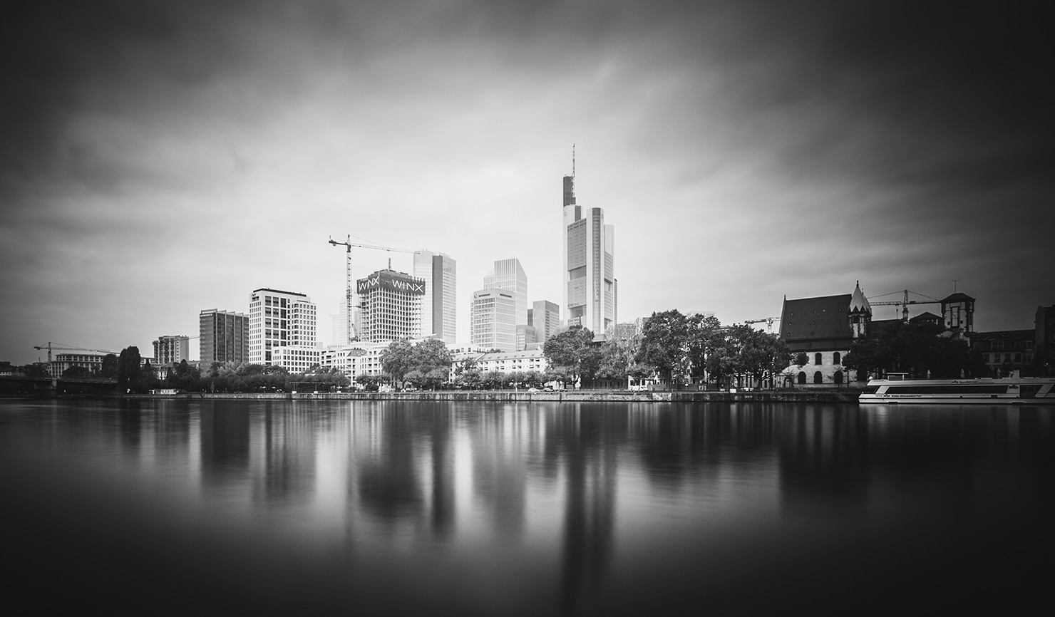 Skyline Frankfurt Black & White