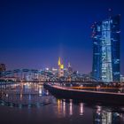 Skyline Frankfurt Blue