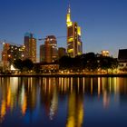 Skyline Frankfurt by night