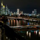 Skyline Frankfurt by night