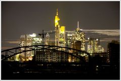 Skyline Frankfurt by night