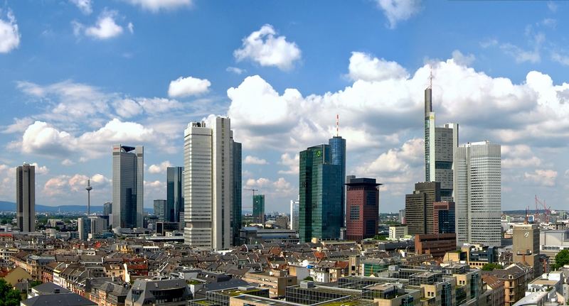 Skyline Frankfurt mal von einem etwas anderen Standpunkt