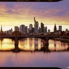 Skyline Frankfurt Sunset