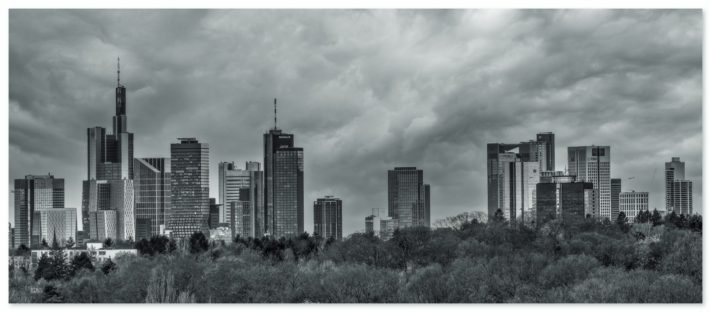 Skyline Frankfurt - Trübe Aussichten