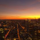 Skyline Frankfurt von oben