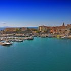 Skyline from Ajacchio with port