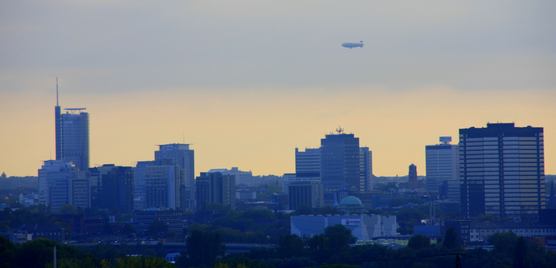 Skyline im Dunst