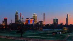 Skyline im morgendlichen Licht – Detail