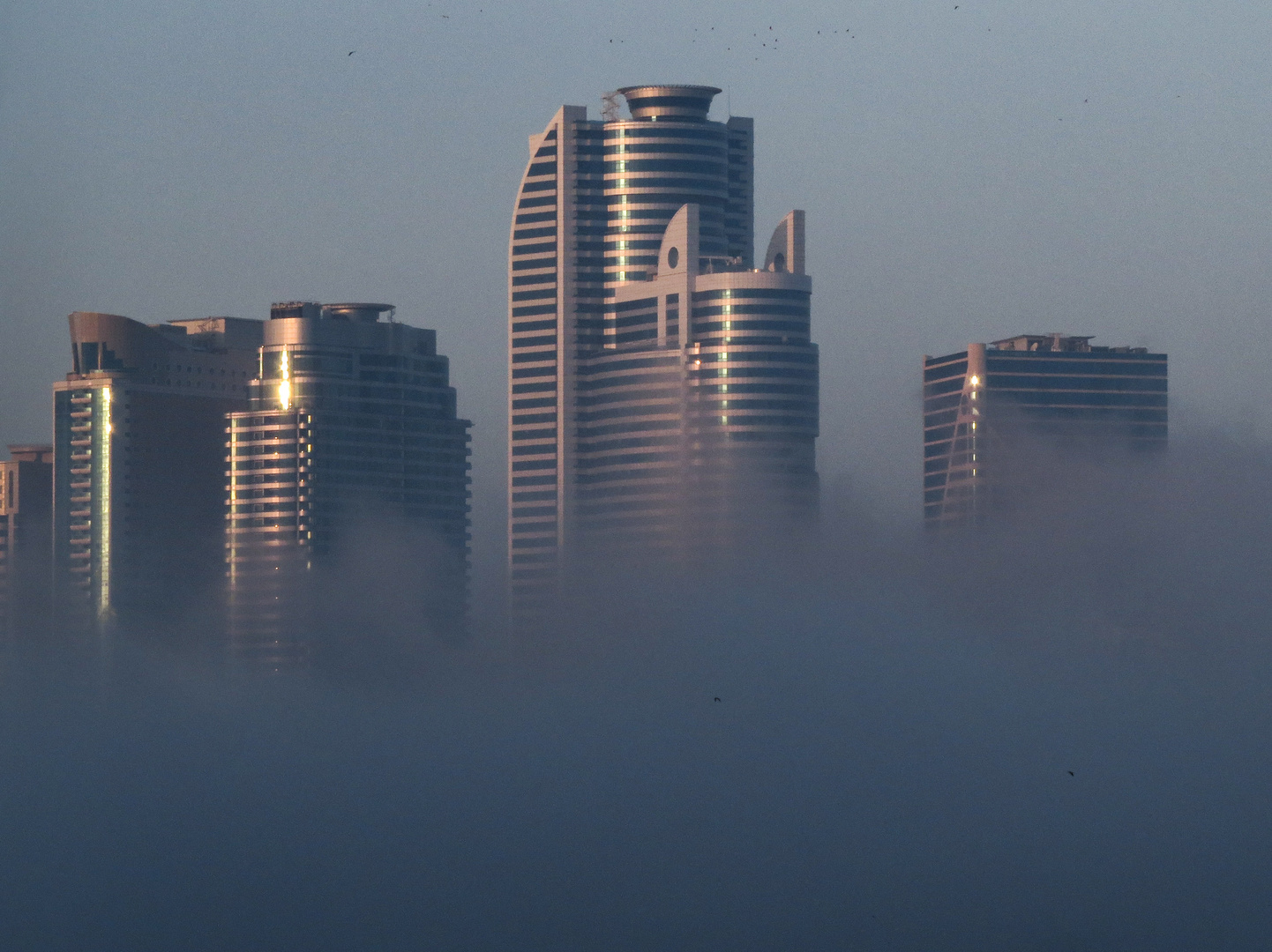 Skyline im Morgendunst