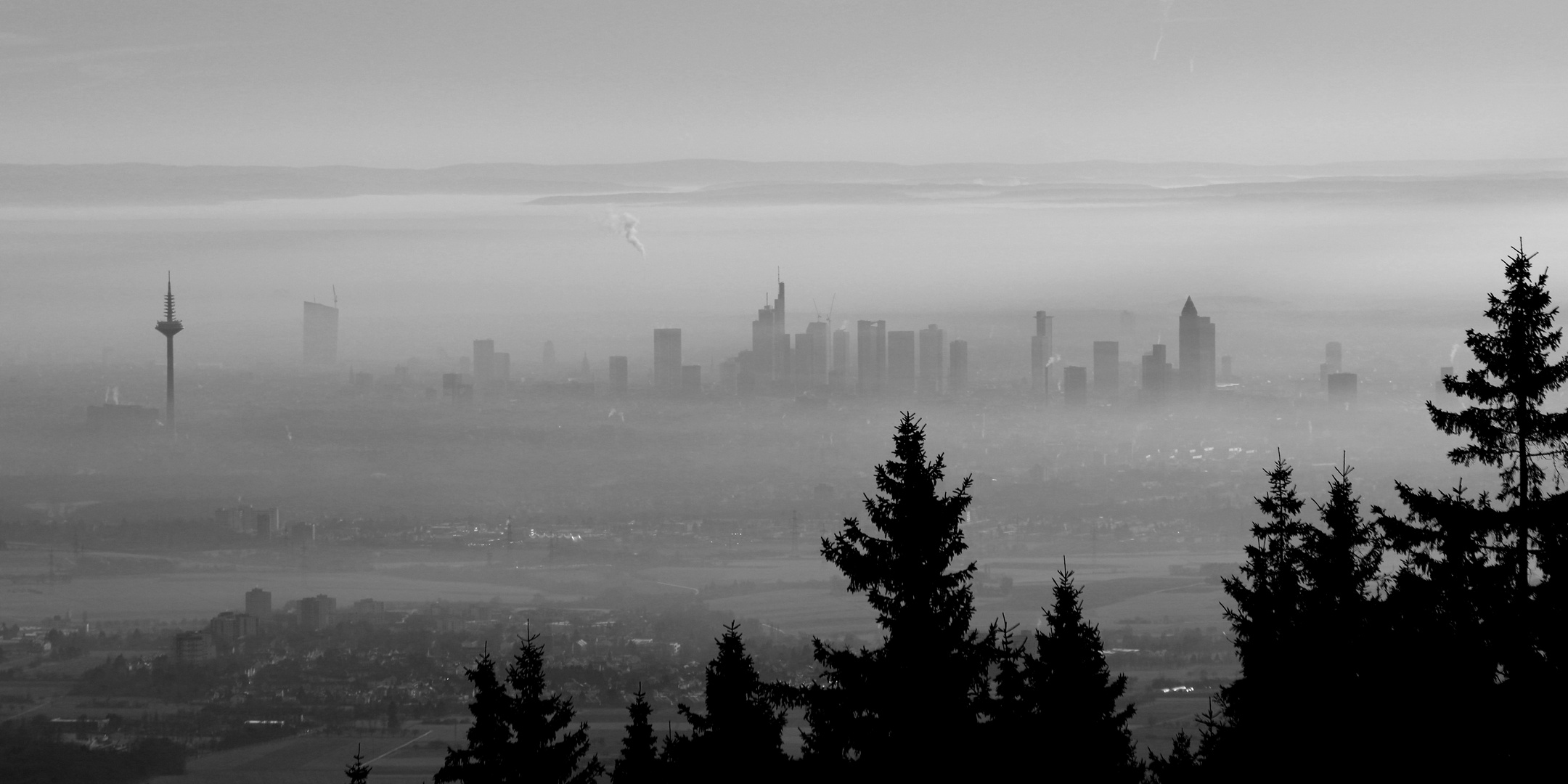 Skyline im Nebel