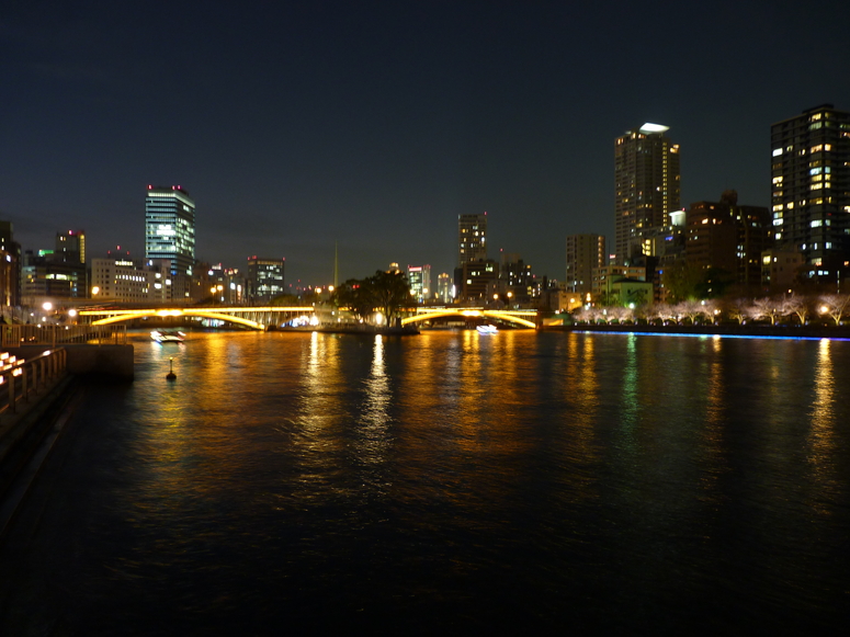 Skyline in der Nacht