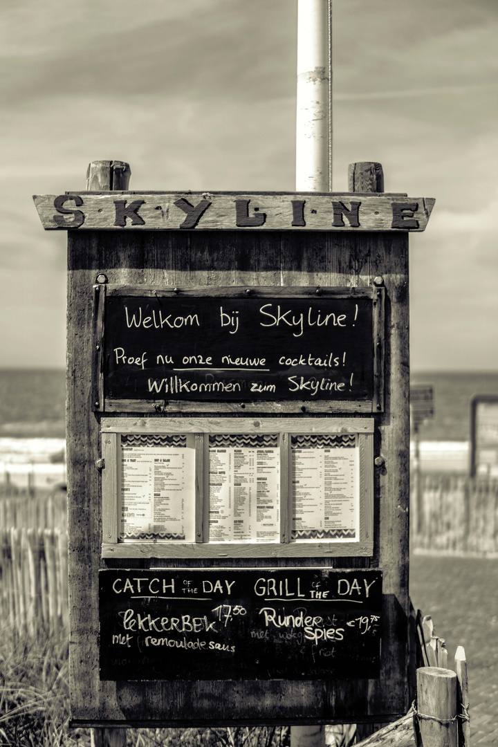 Skyline in Strandnähe