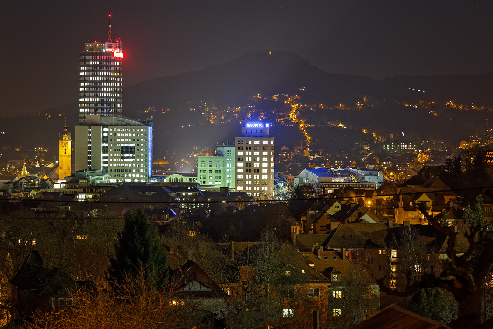 Skyline Jena by Night