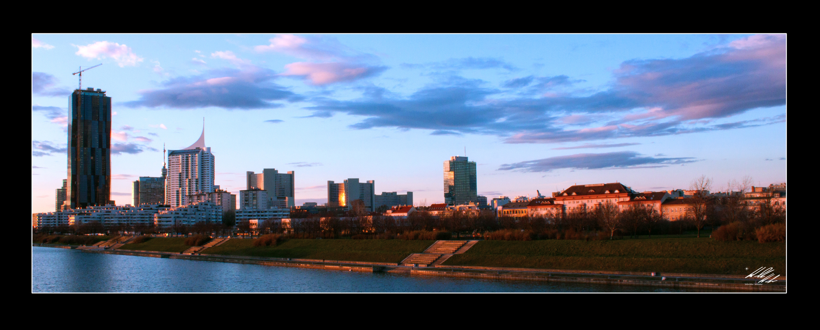 Skyline Kaisermühlen Vienna