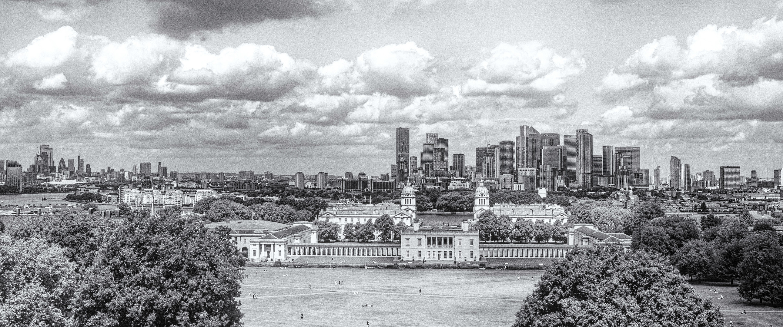 Skyline London mit Royal Naval Museum