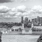 Skyline London mit Royal Naval Museum