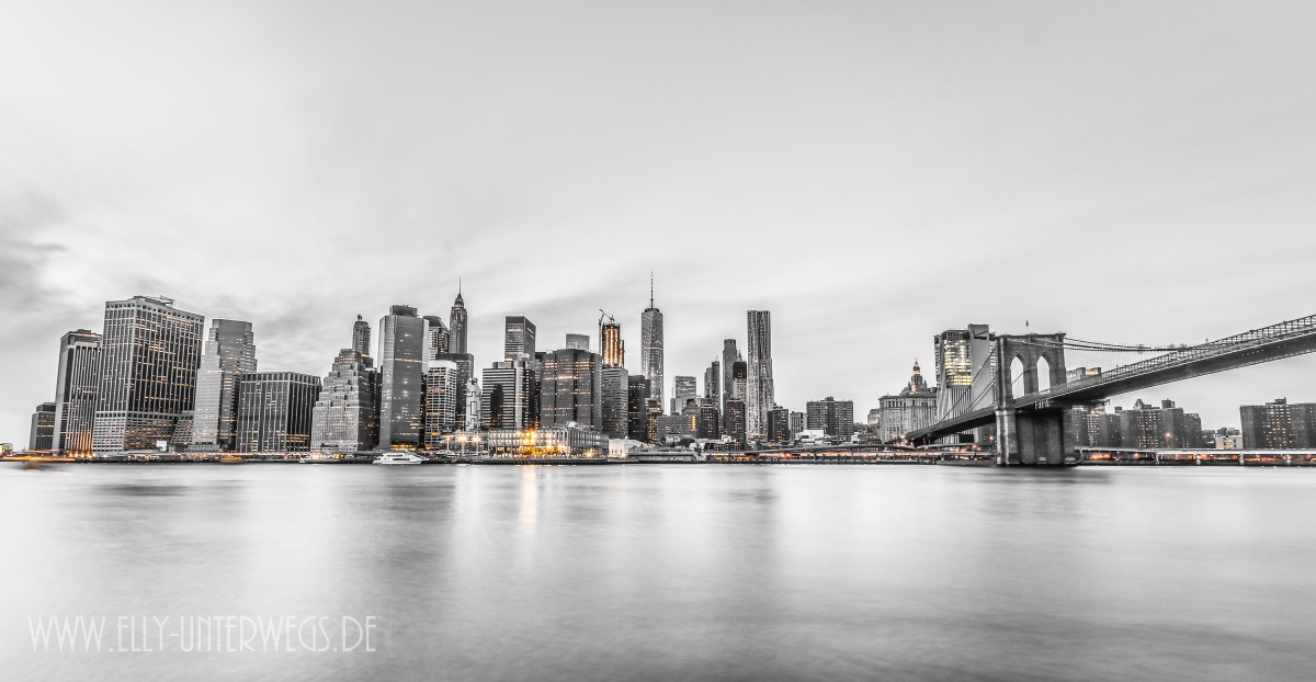 Skyline Manhattan als Colorkey